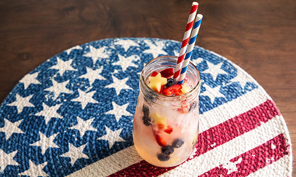 Red White Blue Sparkling Lemonade